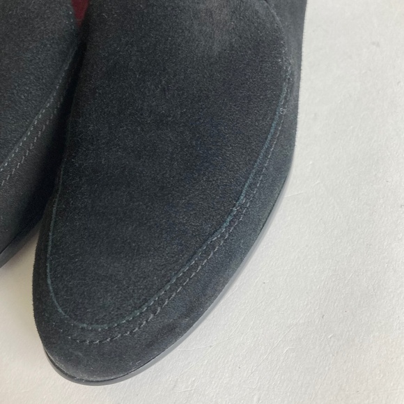 Munro Black Suede Genuine Leather Almond Toe Loafers size 8 - Picture 9 of 14